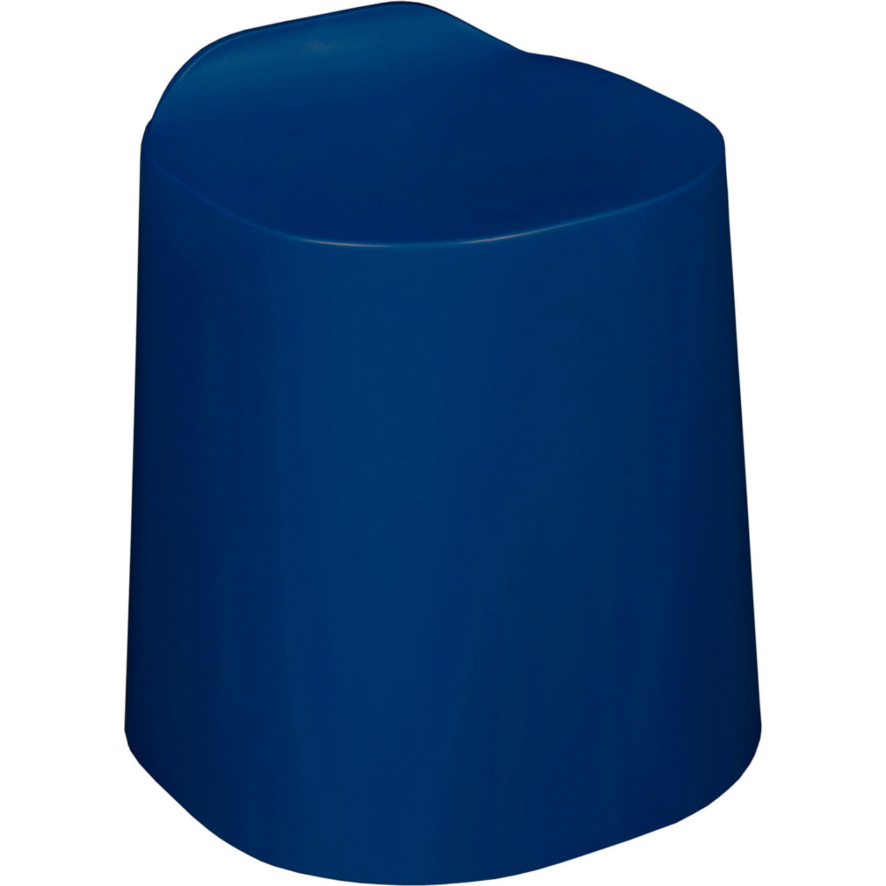 18" Plastic Classroom Stackable Stool, Navy Blue