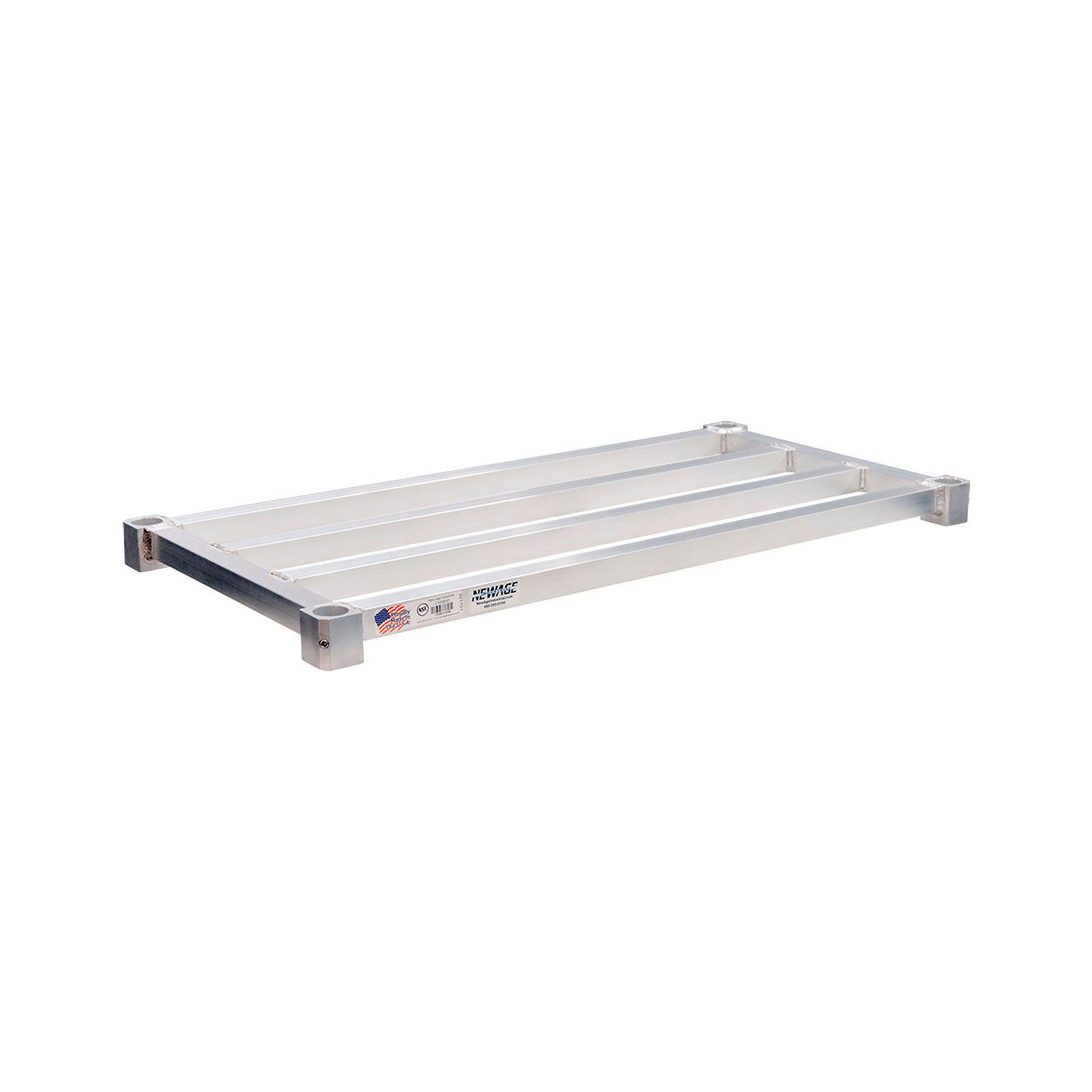 New Age Industrial Standard HD-Bar Adjustable Aluminum Shelf, 36"W x 18"D