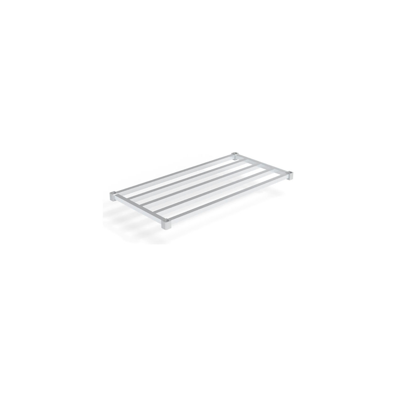 New Age Industrial Standard HD-Bar Adjustable Aluminum Shelf, 48"W x 24"D