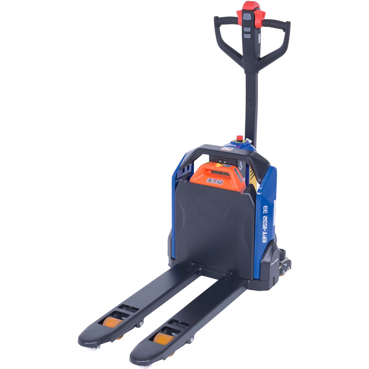 Fully Powered Pallet Truck, 15"W x 32"L Forks, 3300 lb. Capacity