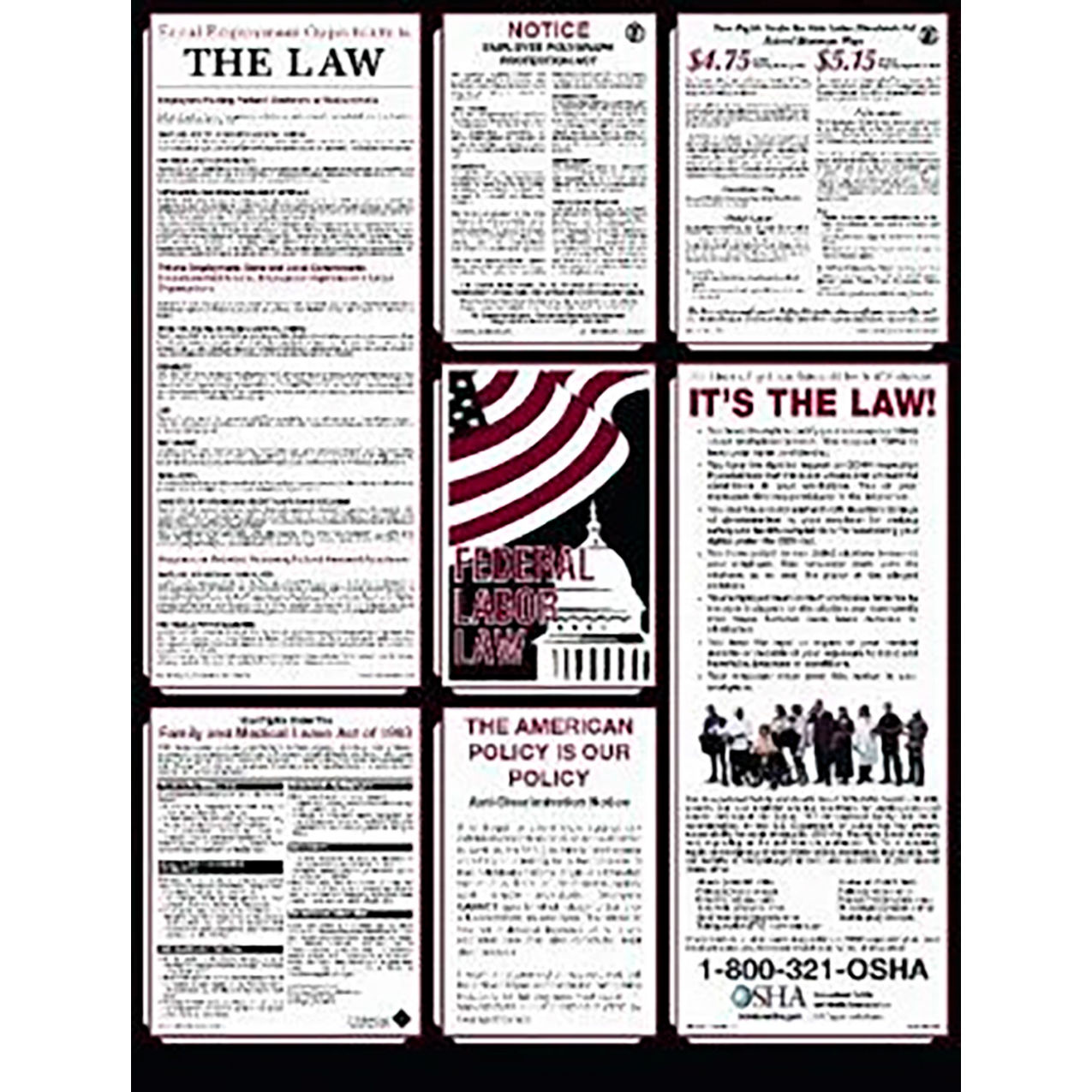 Federal Labor Law Poster-English