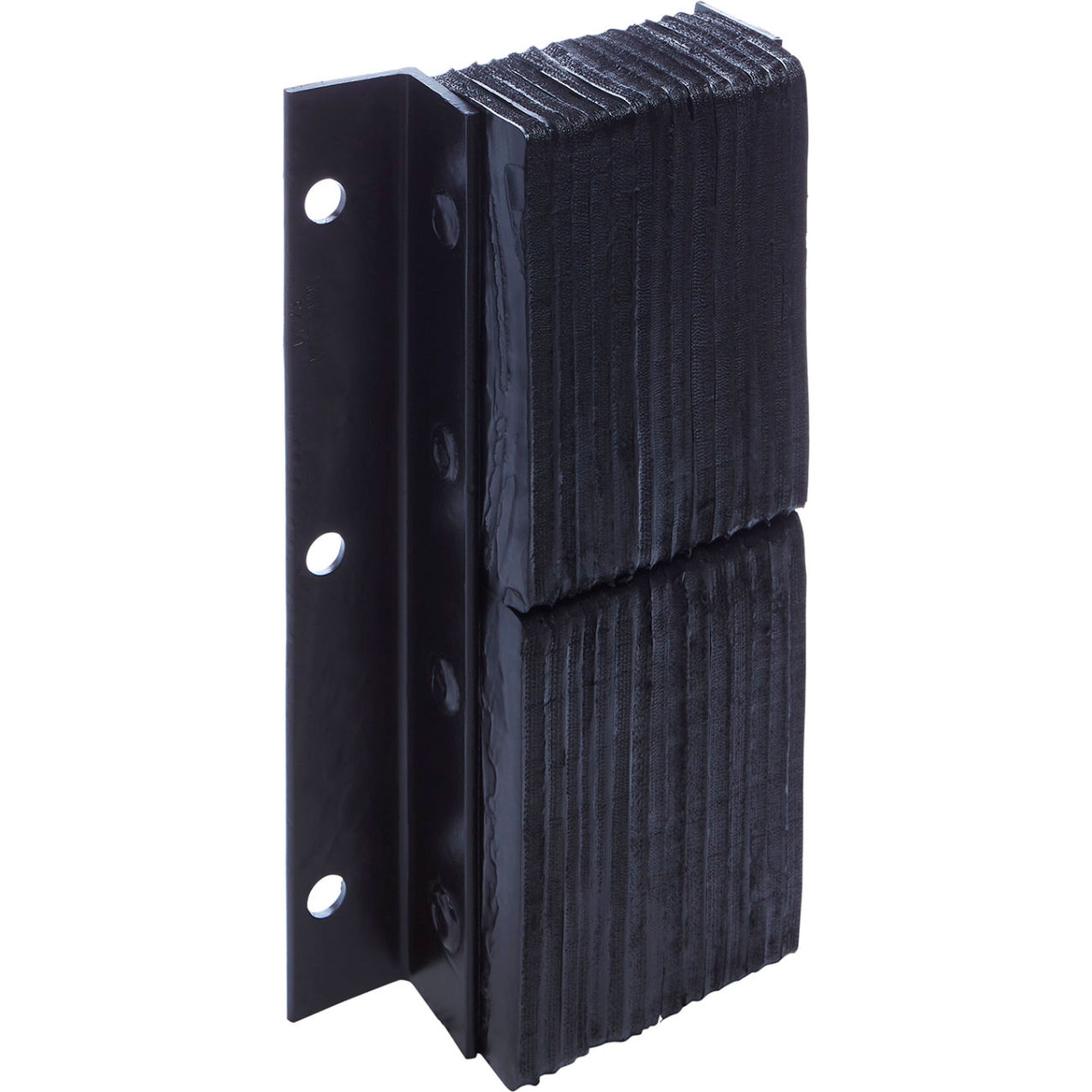 P1 Econo Laminated Dock Bumper, Rectangular, 10-1/4"W x 20"H, Black