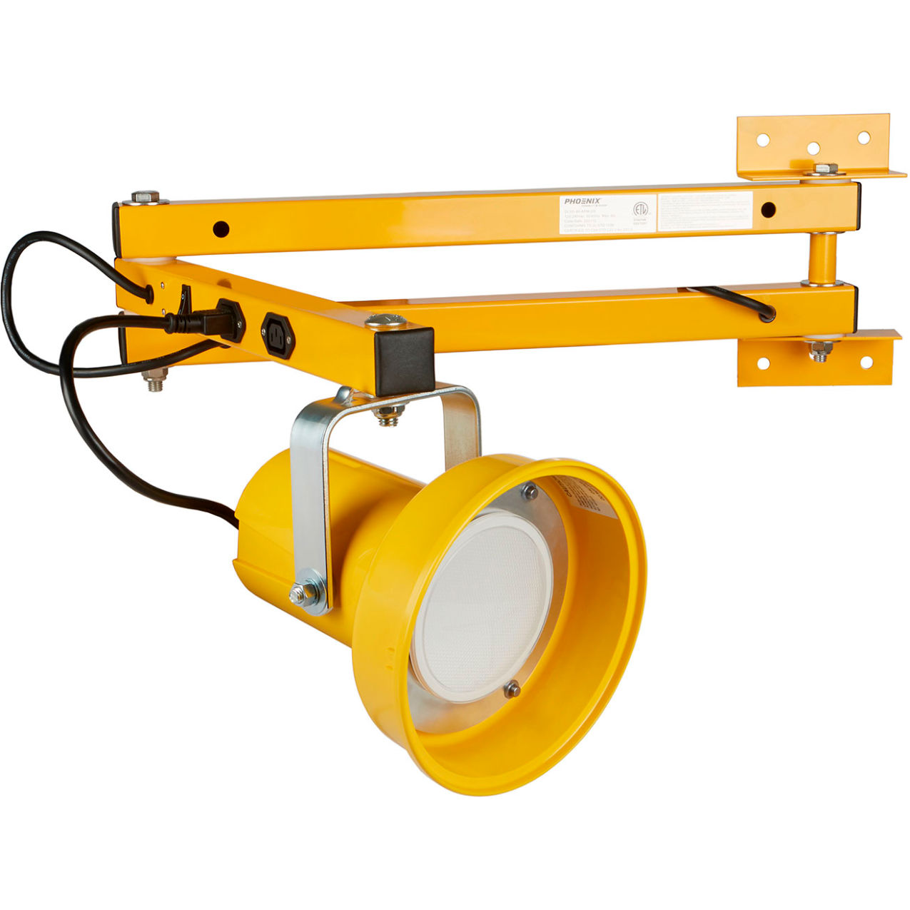 LED Dock Light (PX) 40" Poly Head, 15W, 1200 Lumens