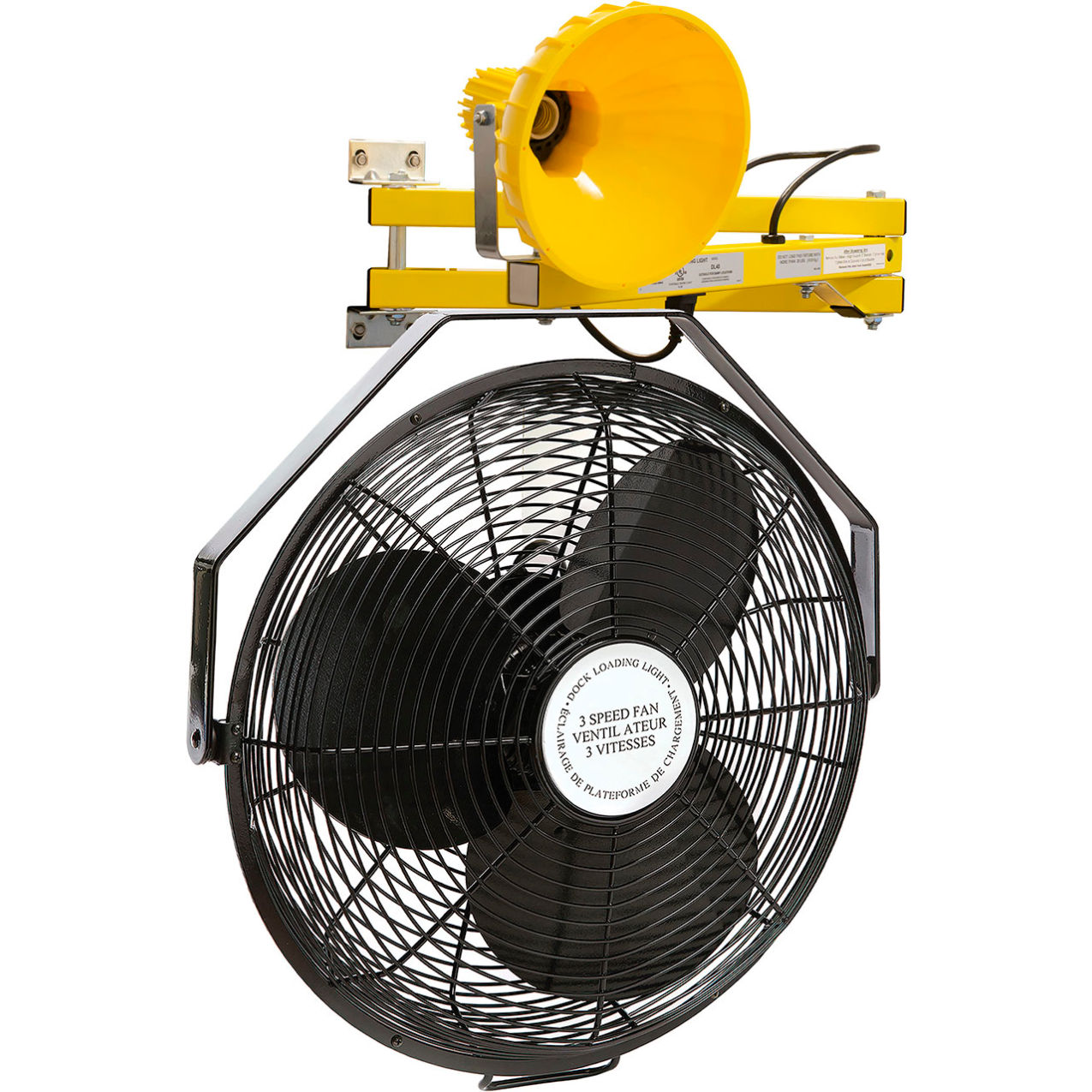 Dock Light (TL) 40" Poly Head with Fan, No Bulb, 150W