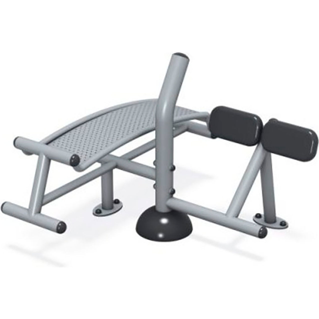 Surface Mounted Sit-Up/Back Extension, Gray