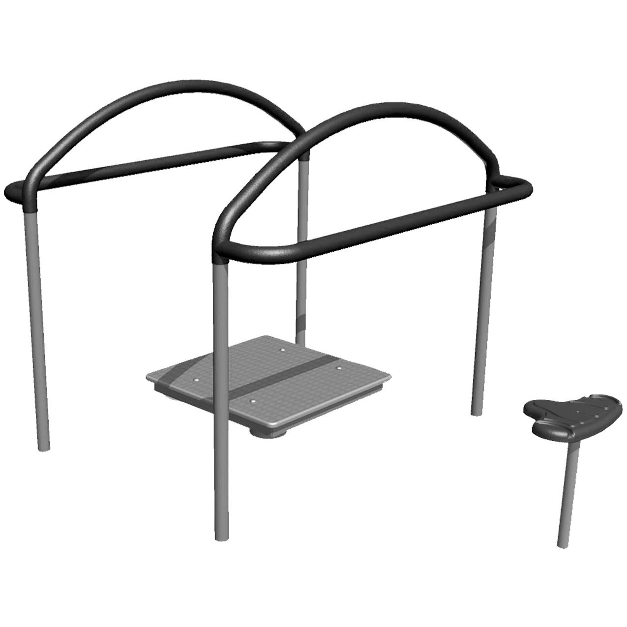 Assisted Functional Trainer & UP197 Sign, Gray