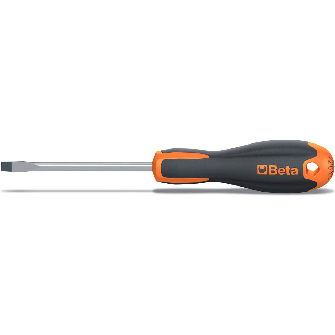Slotted Screwdriver, Chrome-Plated, Black Tip 8mm x 100mm