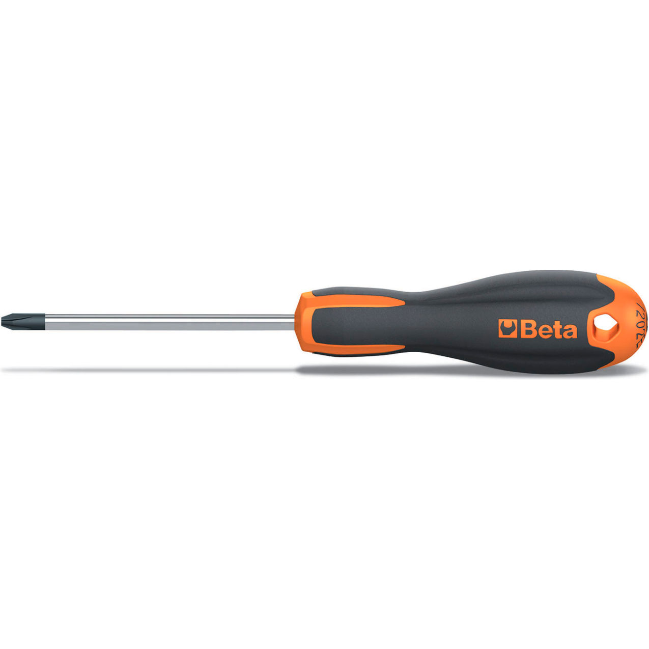 1202E Evox #2 Phillips Screwdriver, Chrome-Plated, Black Tip, 8-11/16 Handle