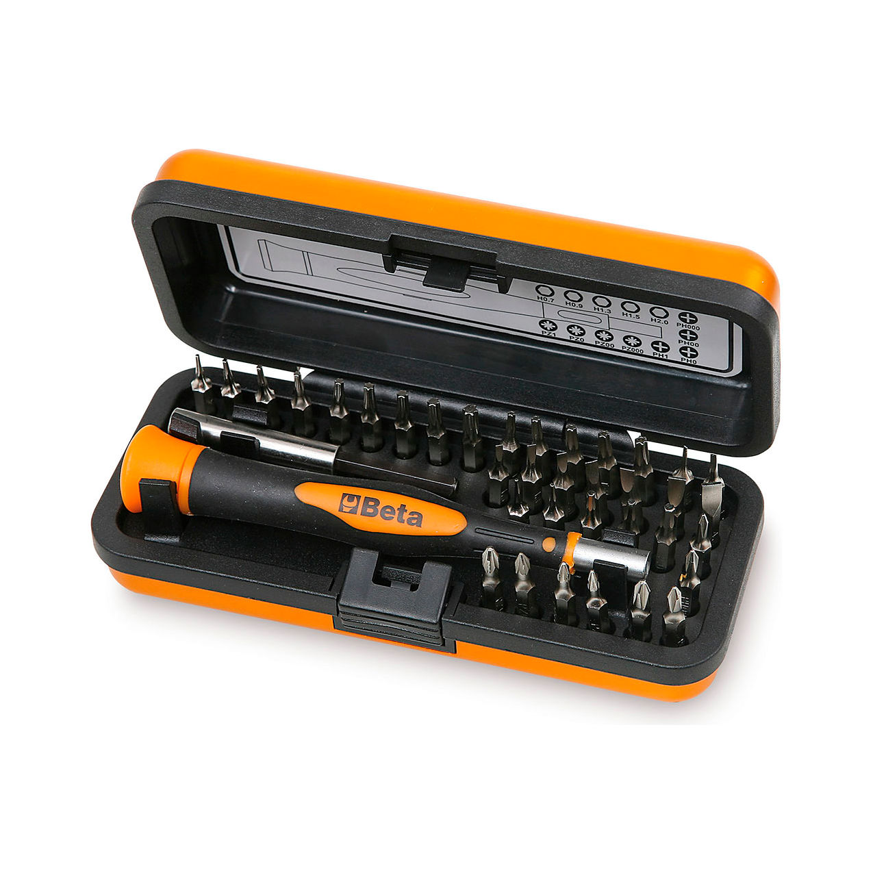 Micro Screwdriver Set with 36 4mm Bits, Drive Handle & Magnetic Extension