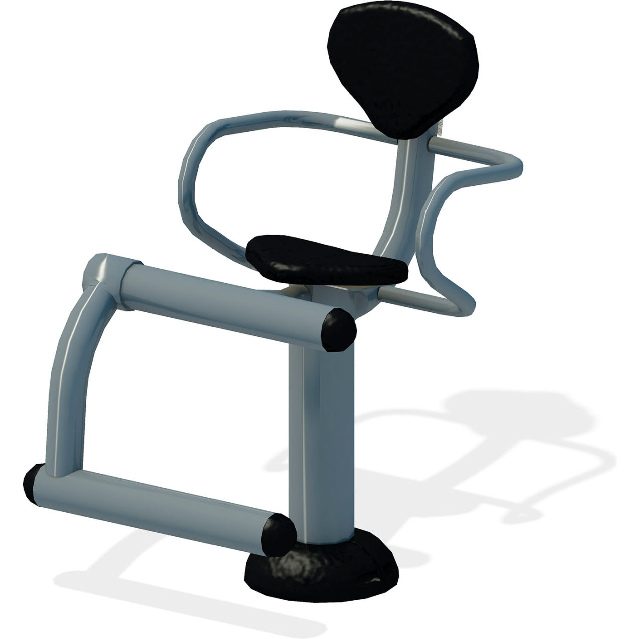 Surface Mounted Leg Extension, Gray