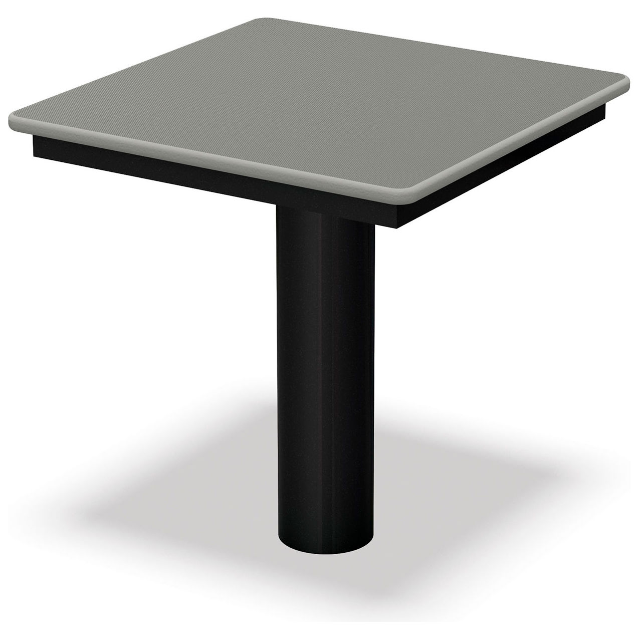 Plyometric Box 24" Height & UP197 Sign, Gray