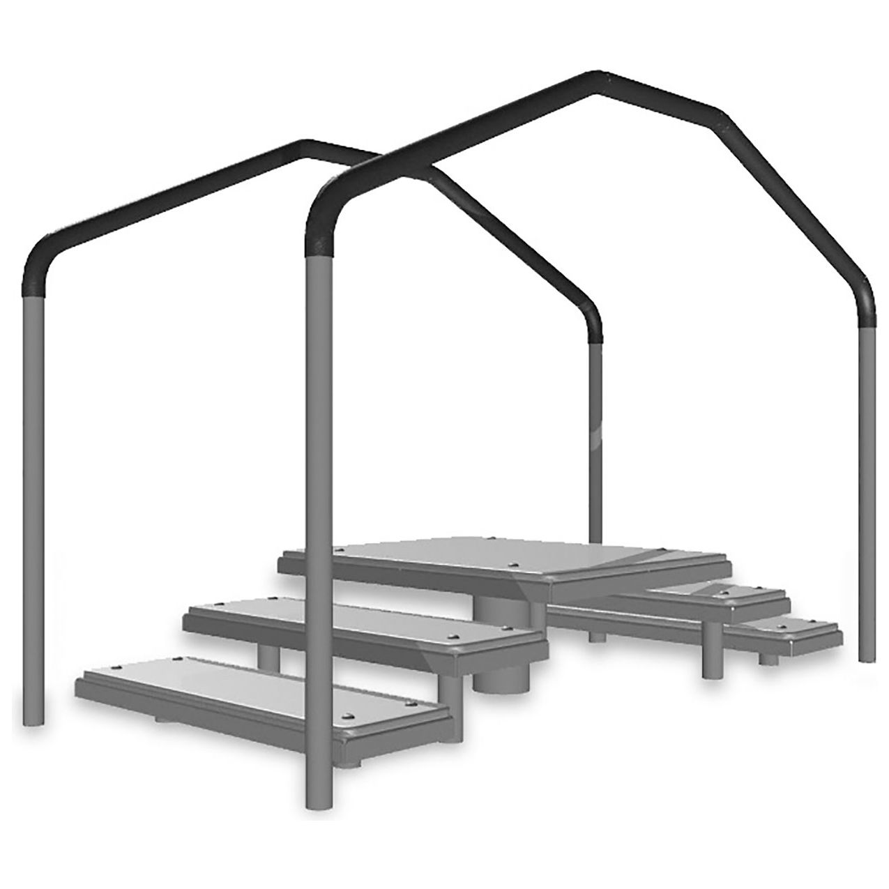 Assisted Step Trainer & Sign, Gray