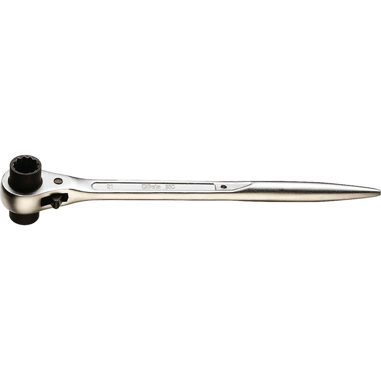 Double-Sided Scaffolding Ratchet Wrench, Metric 19mm x 24mm