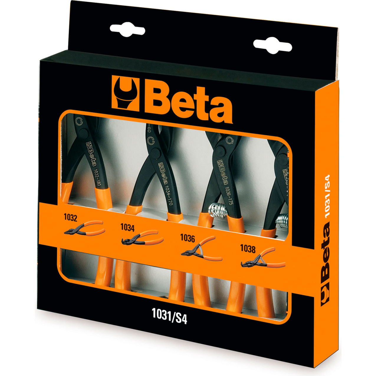 Retaining Ring Snap Ring Circlip Plier, 4 Piece Set