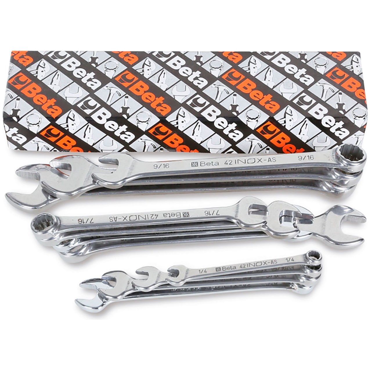 11 Piece 6mm to 19mm 12-Point 15 Degree Offset Combination Wrench Set, Silver