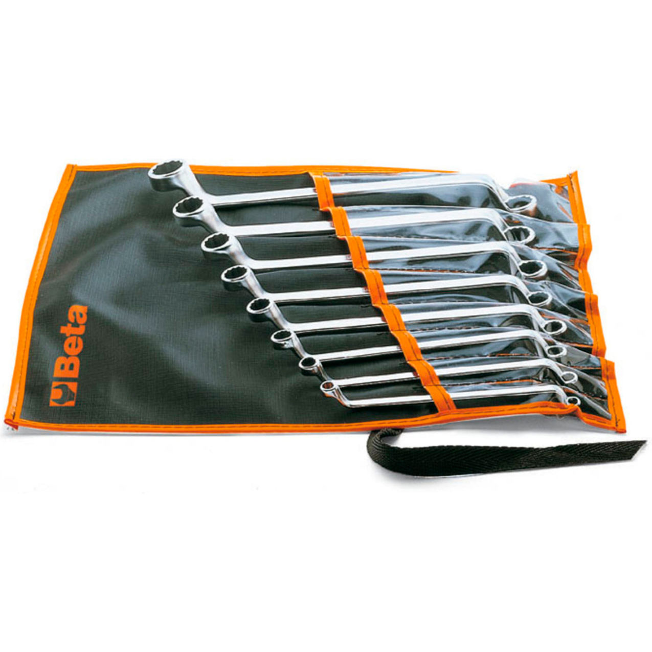 Deep Offset Box End Wrench Set in Tool Roll, 12 Points, 6mm x 7mm to 20mm x 22mm Opening