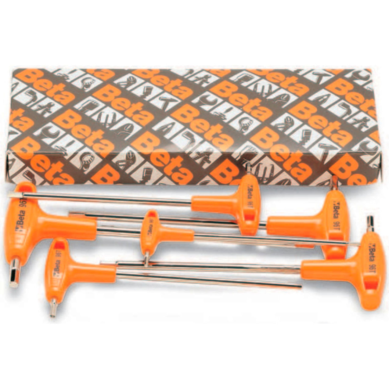 6 Piece Metric High Torque T-Handle Hex Key Wrench Set