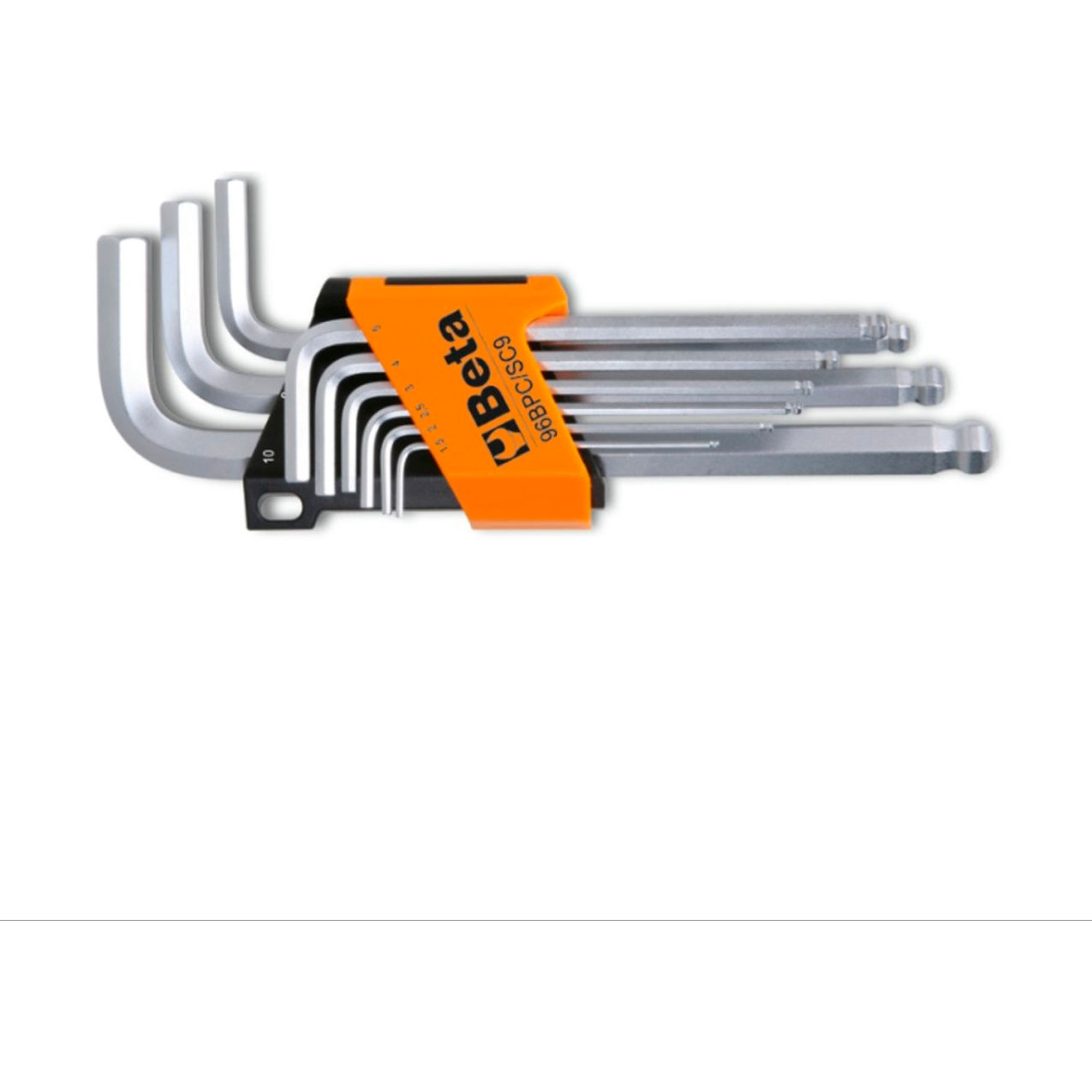 9 Piece Metric Ball End Hex Key Allen Wrench Set