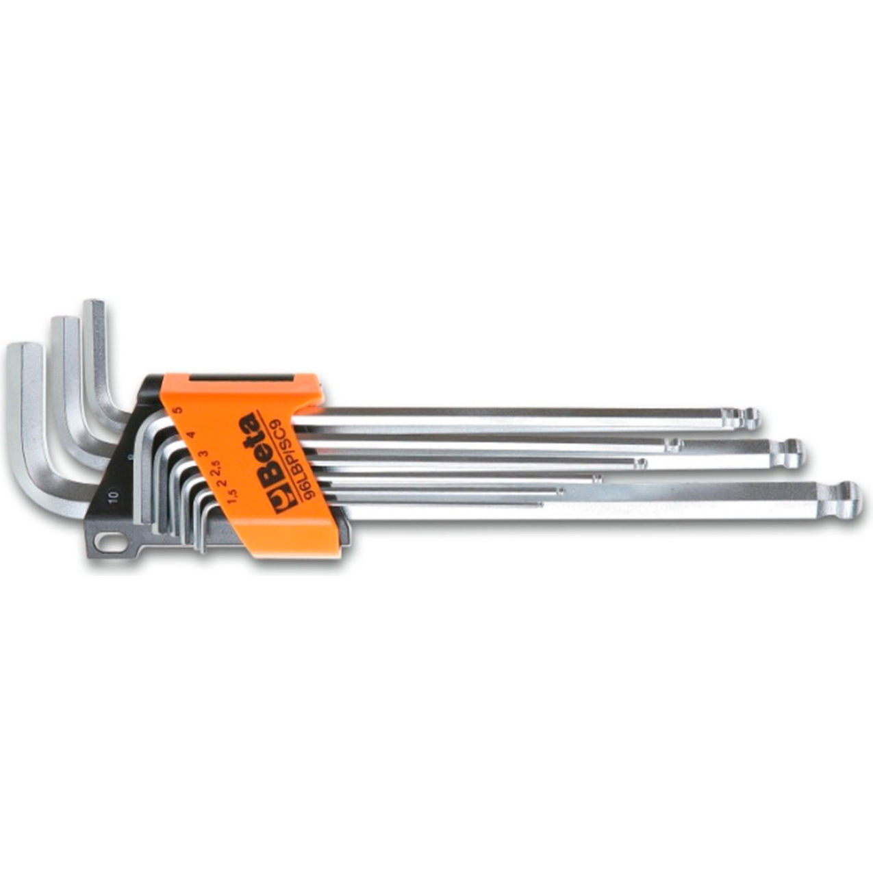 9 Piece Metric Extra Long Hex Key Allen Wrench Set