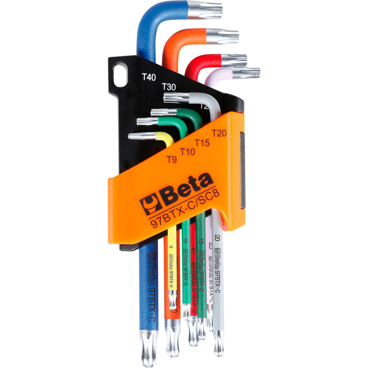 8 Piece SAE Ball End Star Key Set