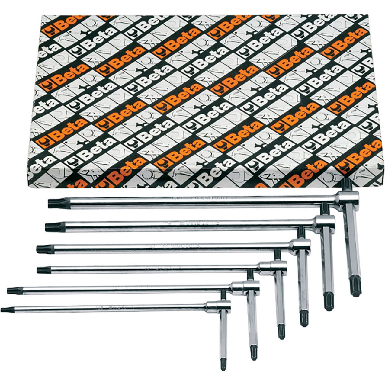 6 Piece SAE Sliding T-Handle Torx Key Set