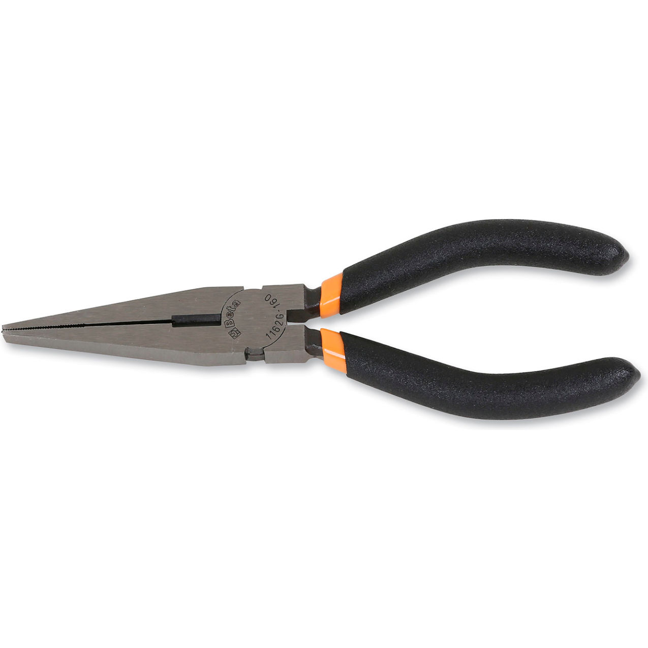 Extra-Long Flat Knurled Nose Pliers, 6-5/16"L