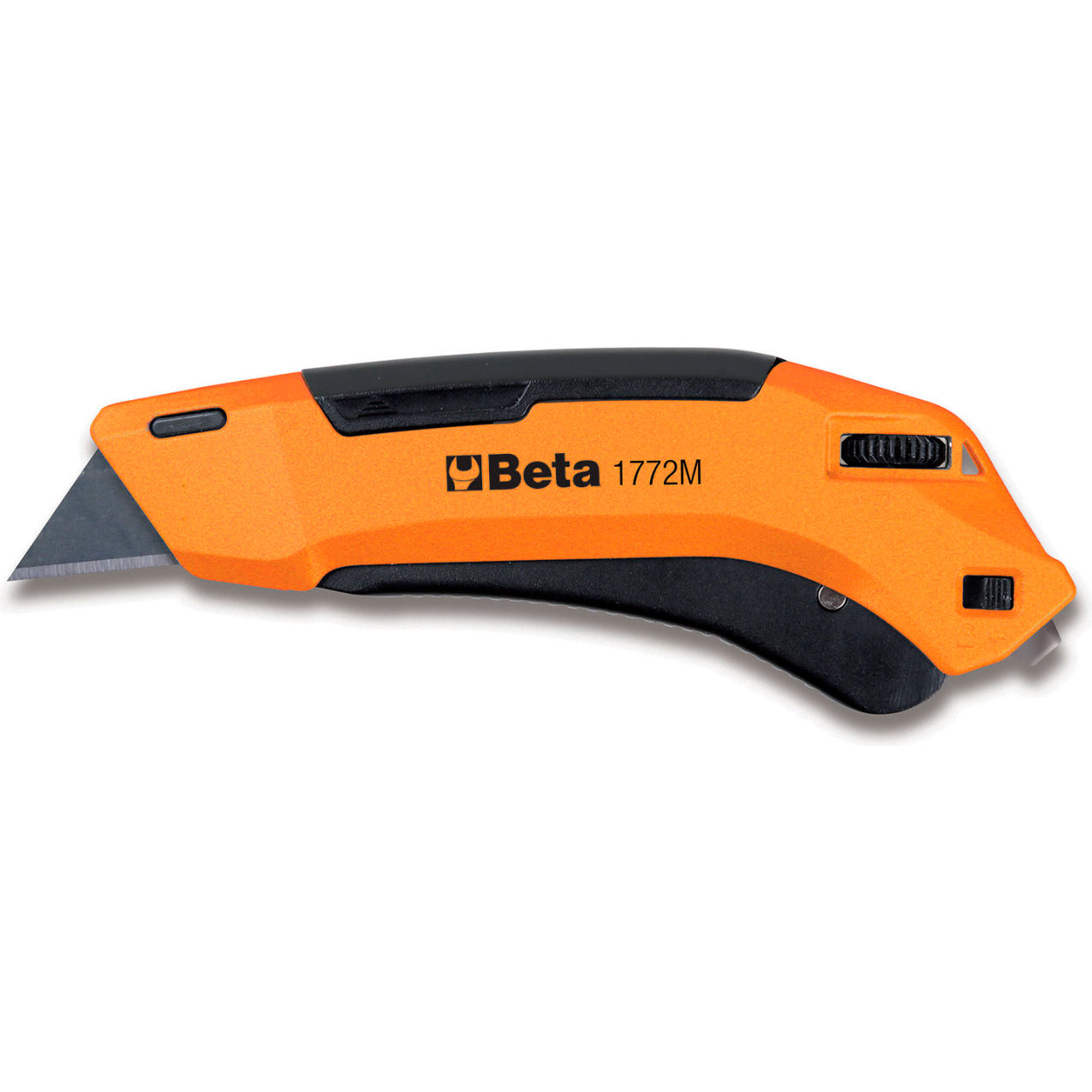 6-11/16" Safety Utility Knife with Retractable Blade, 4 Blades