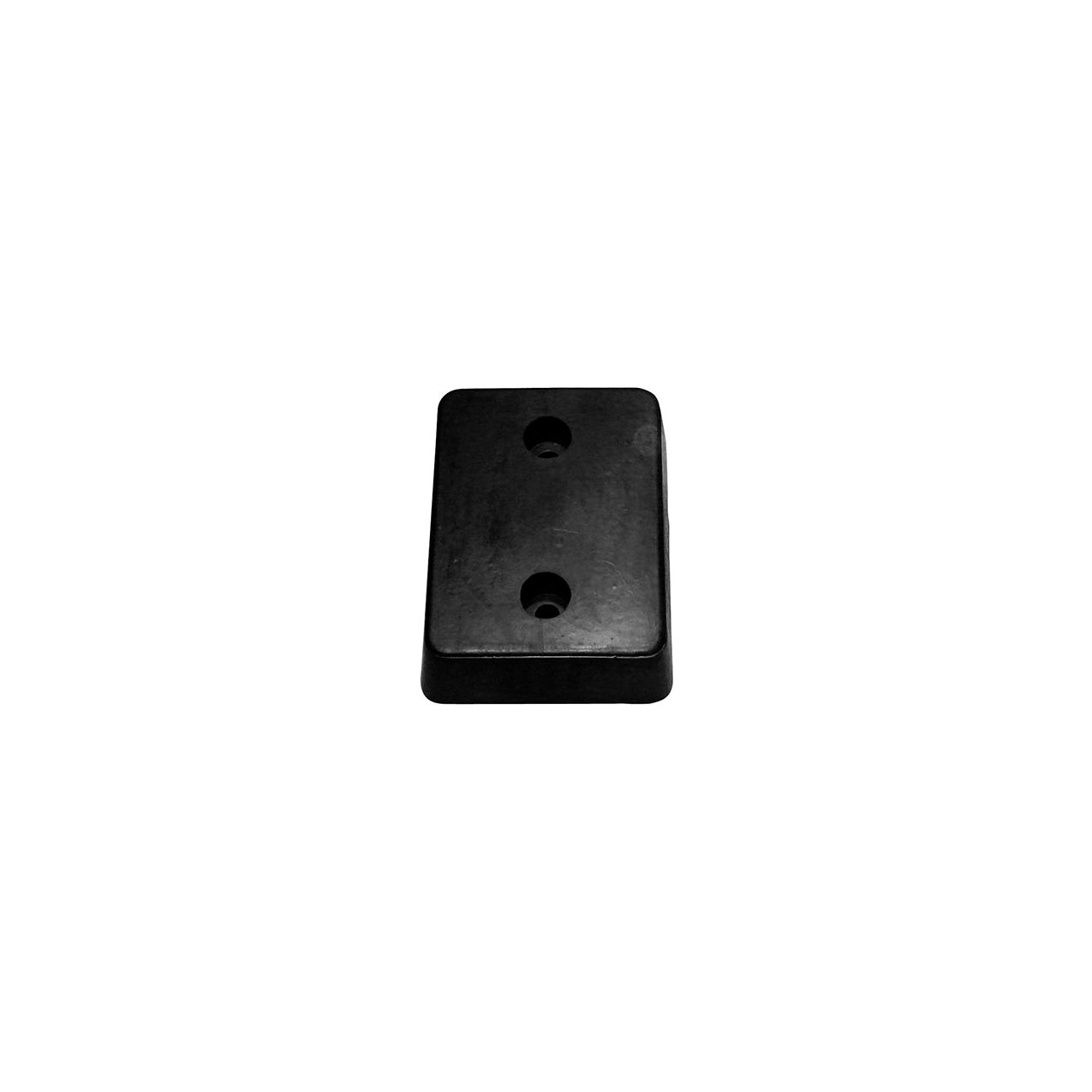 Molded Dock Bumper, Rectangular, 13"W x 10"H, 4" Projection, Black