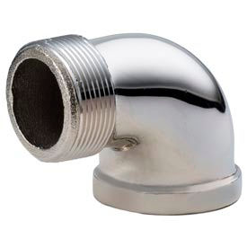 Chrome Plated Brass Pipe Fitting 1/4 90 Degree Street Elbow NPT Male X Female