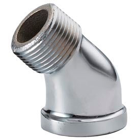 Chrome Plated Brass Pipe Fitting 1-1/4" 45 Degree Street Elbow NPT Male X Female