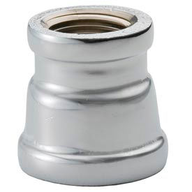 Chrome Plated Brass Pipe Fitting 3/4 X 1/4 Reducing Coupling Npt Female