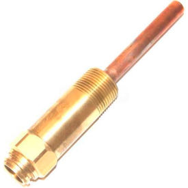 Mitco Immersion Well For Aquastats 1/2" Pipe Conn. X 3/8" Dia. X 1-1/2" D