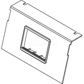Floor Box Plate W/(1) 6a Mini Adapter Bezel
