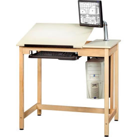 Drafting Table 42"L x 30"W - 2 Piece Top