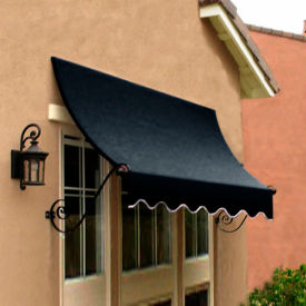 Window/Entry Awning 6-3/8'W x 2-9/16'H x 2'D Black