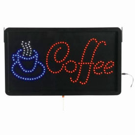 Large LED Sign Coffee - 22"W x 13"H