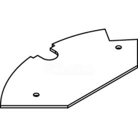 Floor Box Blank Device Plate, For Round Raised Floor Box