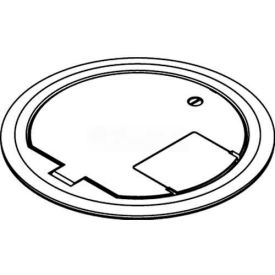 Floor Box Cover Assembly W/Solid Cover, Black