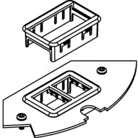 Floor Box Crfb Series Ortronics Device Plate #3