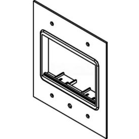 Floor Box Af1&3 Top Plate, For (1) 6a Mini Adapter Bezel