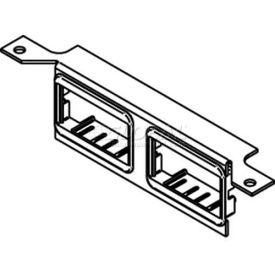 Dtb-2-2rt Floor Box Communication Bracket W/Ortronics Bezels