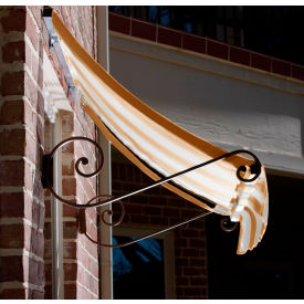 Window/Entry Awning 6-3/8'W x 1-1/2'H x 3'D Linen/White