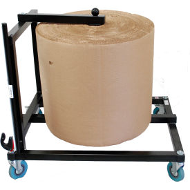 Dispenser w/ Slide Cutter for 24" Material, 40"W x 32"W x 33"H, Black