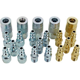 Coupler and plug Kit, Industrial M Style, 20 Pieces