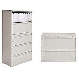 Two EDP Adapters Accessory for Lateral File Cabinet, Silver