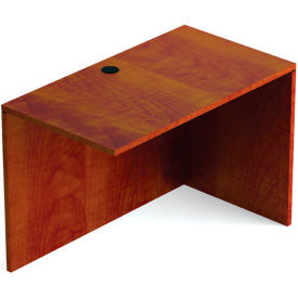 Return Desk - 42"W x 24"D x 29-1/2"H - Dark Cherry