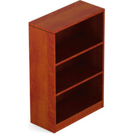 2 Shelf Bookcase in Dark Cherry - Executive Modular Furniture