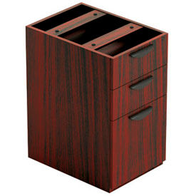 3 Drawer Pedestal in Mahogany - Executive Modular Furniture