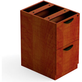 2 Drawer Pedestal in Dark Cherry - Executive Modular Furniture