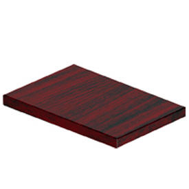 Pedestal Top in Mahogany - Executive Modular Furniture